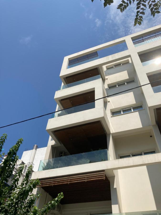 Bright Luxury Apt. Volos Bagian luar foto